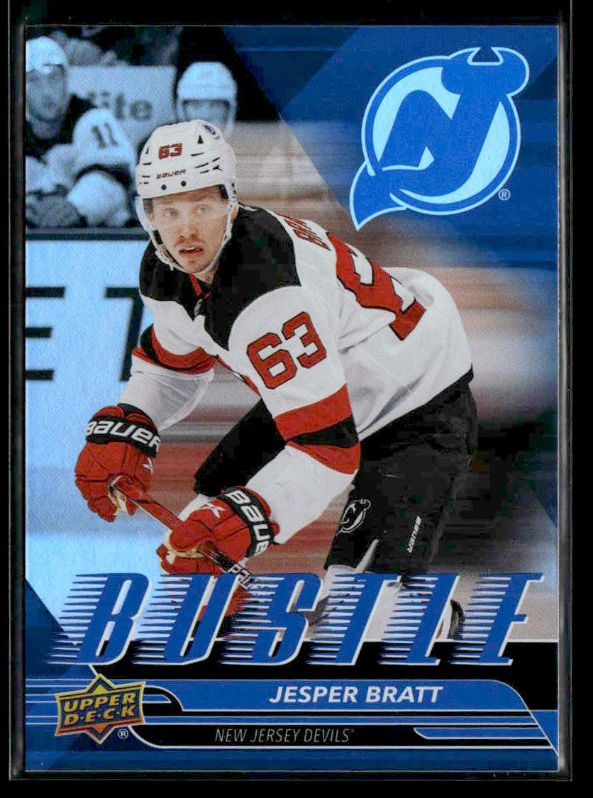 2025-26 Upper Deck #B-14 Jesper Bratt Bustle