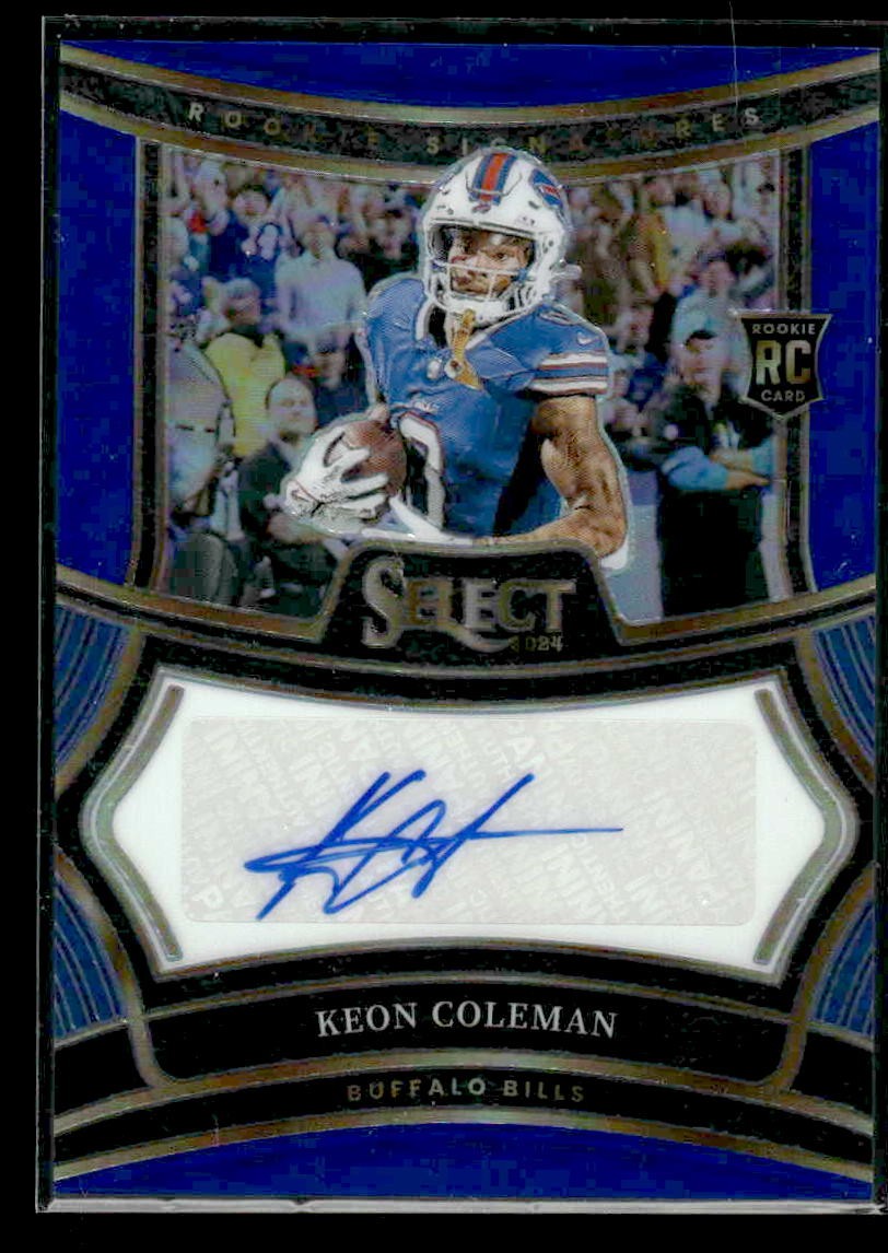 2024 Panini Select #RSP-KCN Keon Coleman Rookie Signatures Blue Prizm #/149