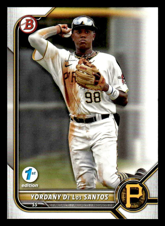 2022 Bowman Draft 1st Edition #BD-1 Yordany De Los Santos