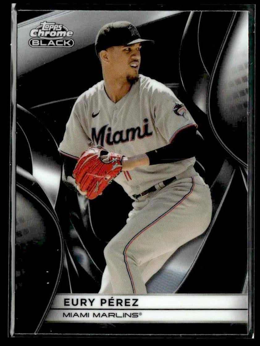 2025 Topps Chrome Black #125 Eury Pérez
