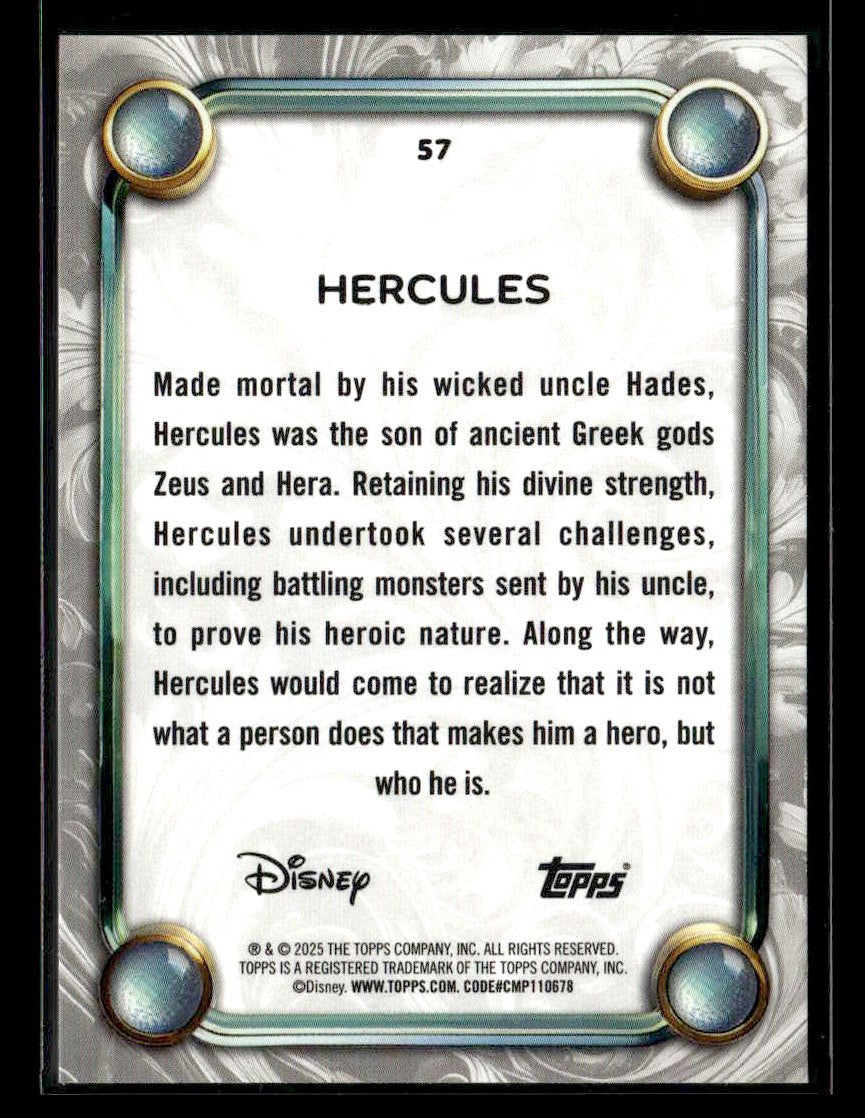2025 Topps Disney Wonder #57 Hercules