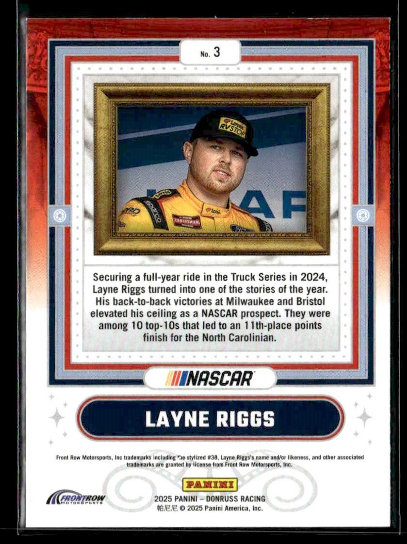 2025 Donruss #3 Layne Riggs Coming Attractions