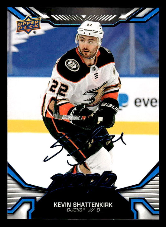 2022-23 Upper Deck MVP #197 Kevin Shattenkirk Blue Script