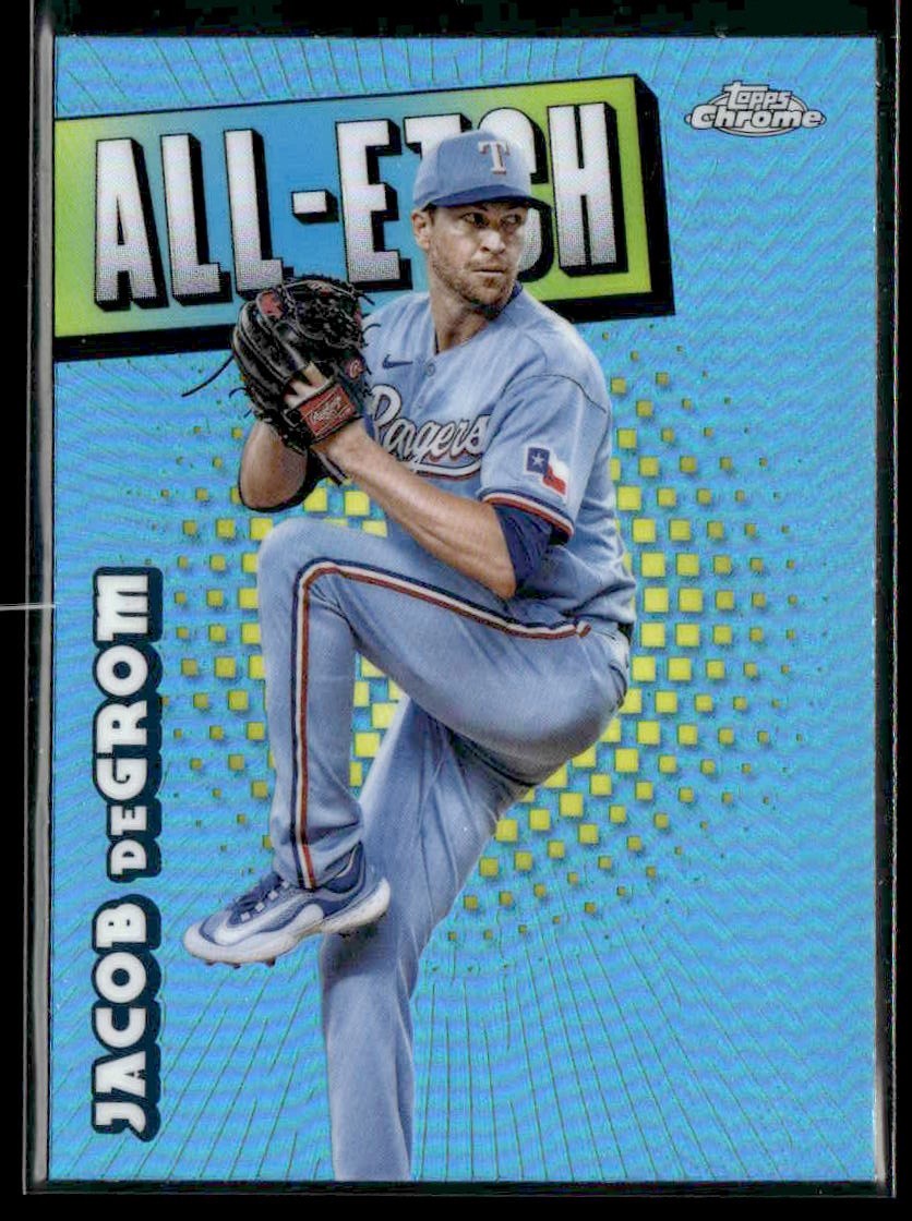 2025 Topps Chrome #CAE-5 Jacob deGrom Chrome All-Etch