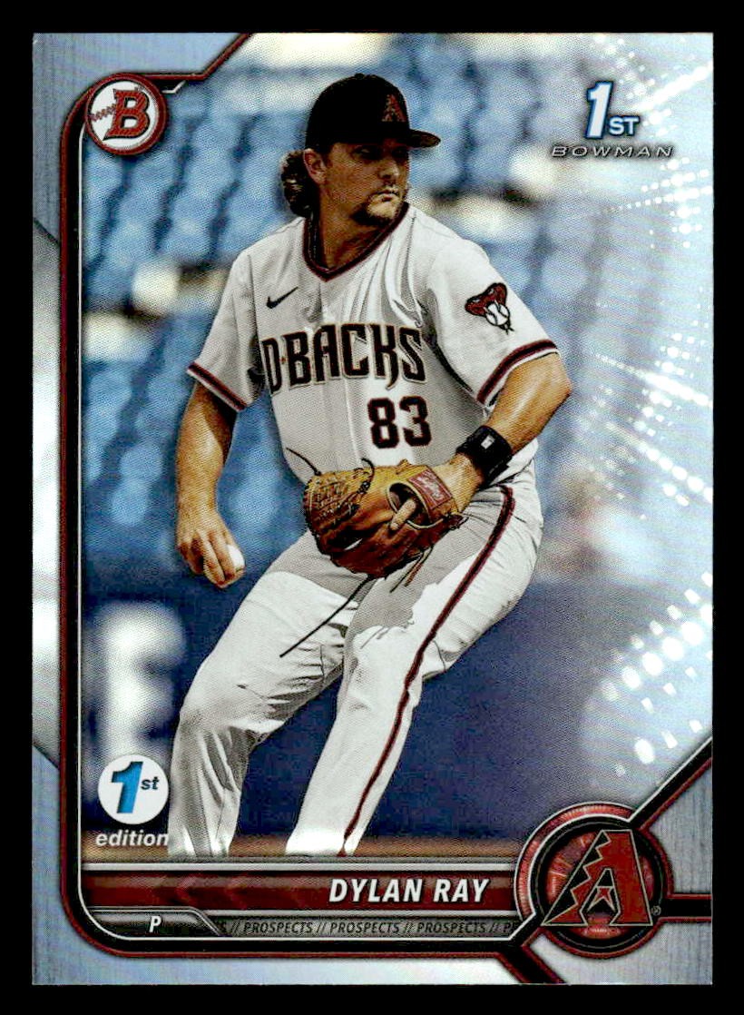 2022 Bowman Draft 1st Edition #BD-191 Dylan Ray Sky Blue