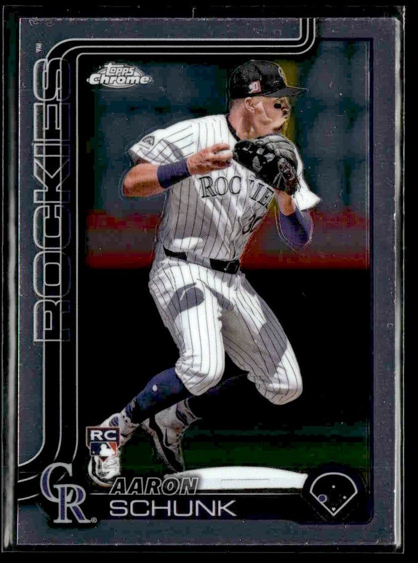 2025 Topps Chrome #238 Aaron Schunk