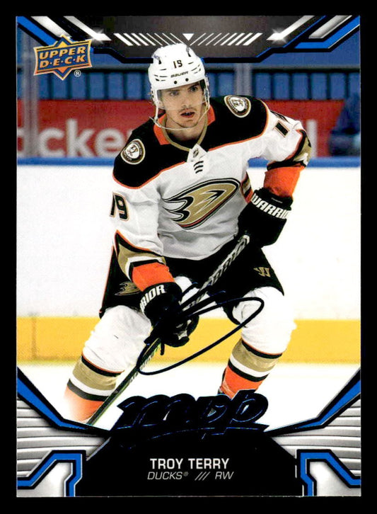 2022-23 Upper Deck MVP #40 Troy Terry Blue Script