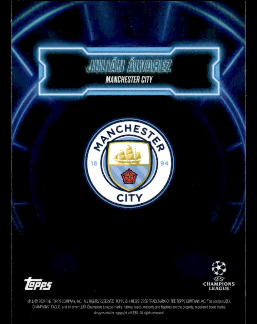 2023-24 Topps Showtime UEFA Club Competitions #NNO Julian Alvarez