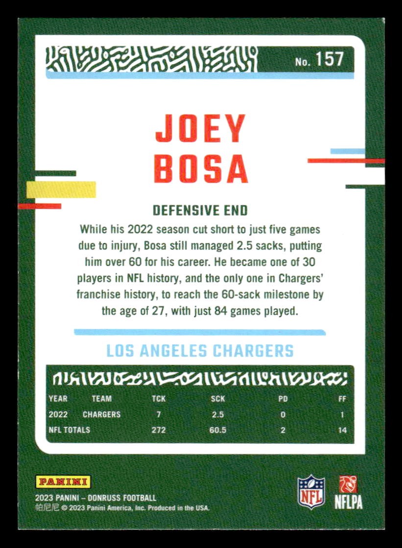 2023 Donruss #157 Joey Bosa