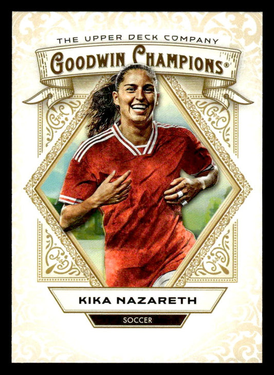 2025 Upper Deck Goodwin Champions #36 Kika Nazareth Red home jersey