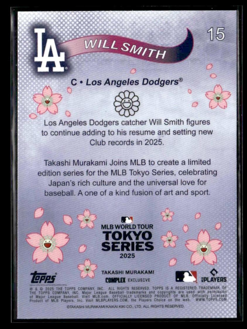 2025 Topps MLB World Tour Tokyo Series Takashi Murakami #15 Will Smith