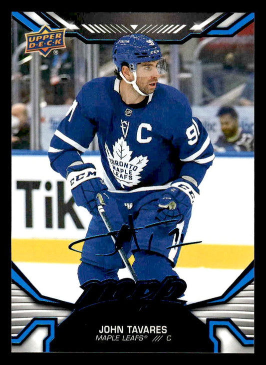 2022-23 Upper Deck MVP #125 John Tavares Blue Script