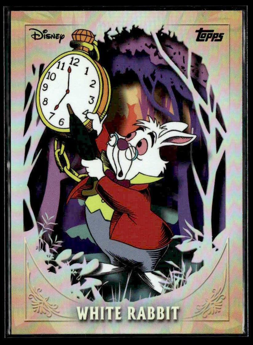 2025 Topps Disney Wonder #FF-7 White Rabbit Furry Friends