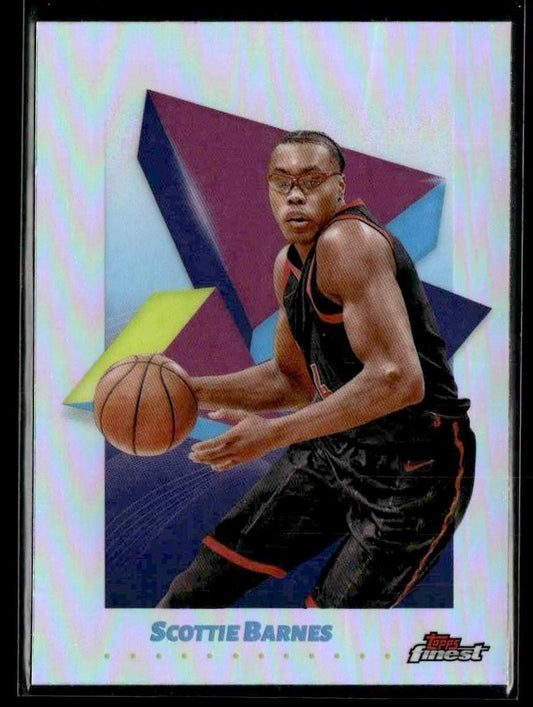 2024-25 Topps Finest #91 Scottie Barnes Refractor
