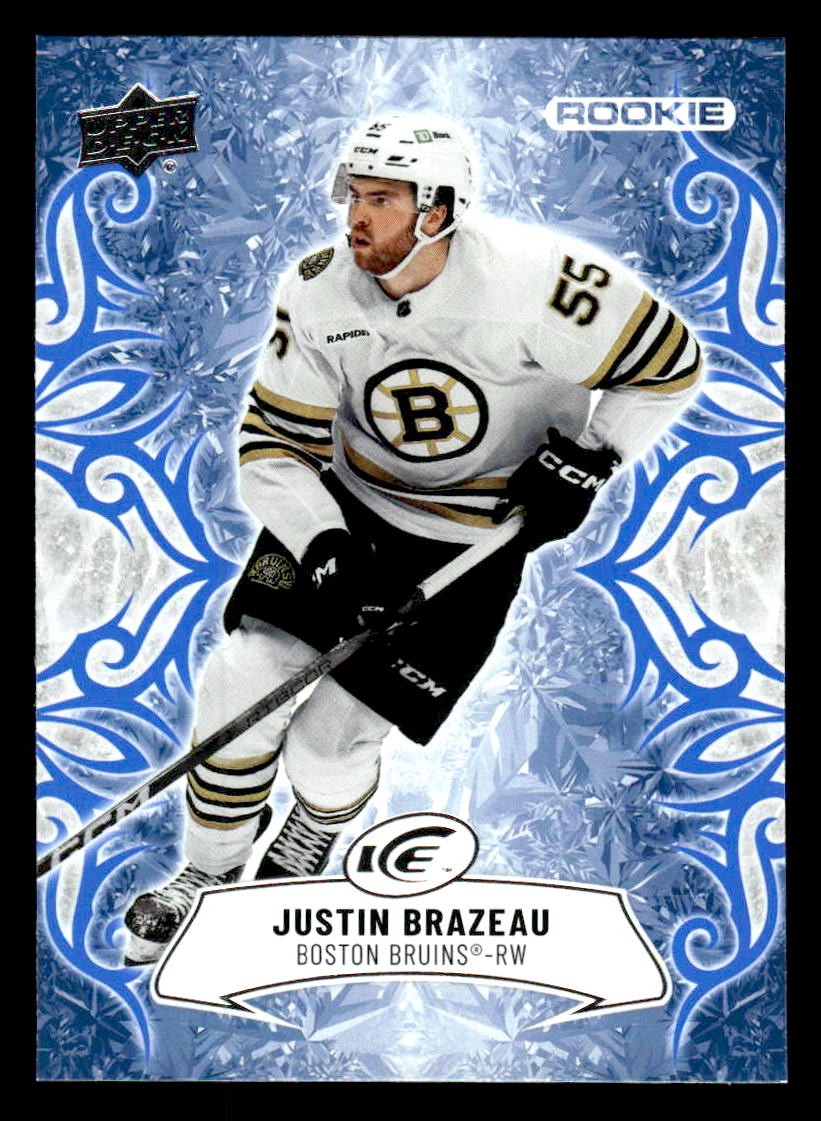2024-25 Upper Deck Ice #105 Justin Brazeau