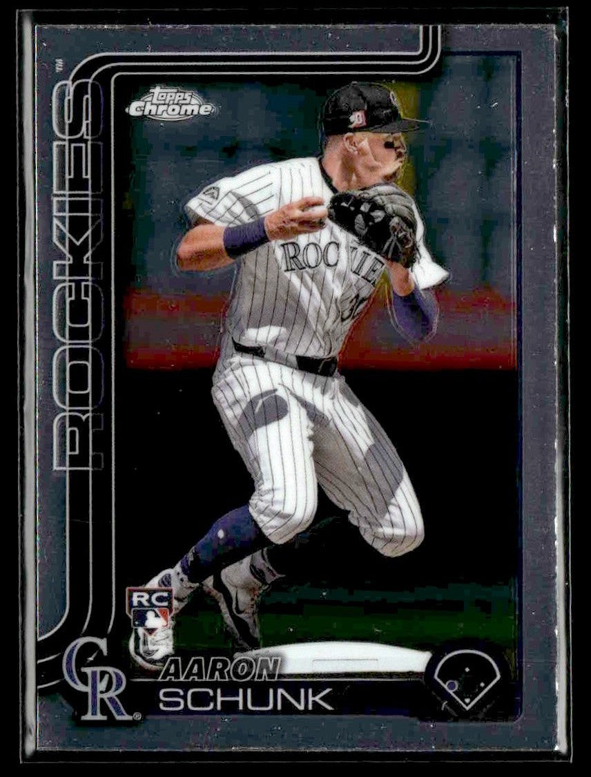 2025 Topps Chrome #238 Aaron Schunk