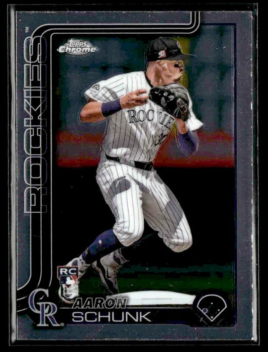 2025 Topps Chrome #238 Aaron Schunk