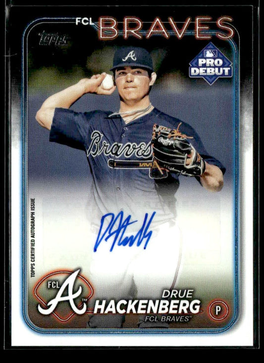 2024 Topps Pro Debut #PD-93 Drue Hackenberg Autographs