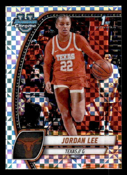 2024-25 Bowman University Chrome #34 Jordan Lee X-Fractor