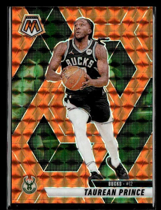 2024-25 Panini Mosaic #27 Taurean Prince Orange Mosaic #/249