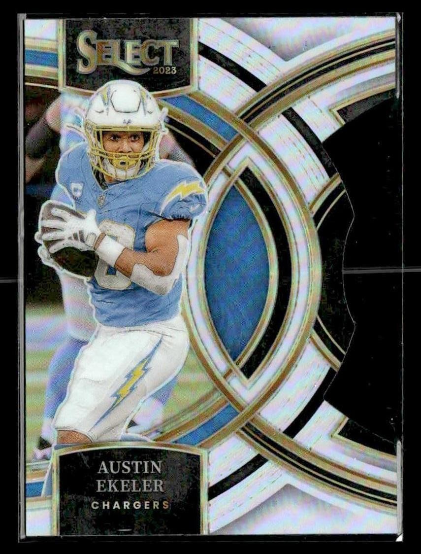 2023 Panini Select #169 Austin Ekeler Silver Prizms Die Cuts