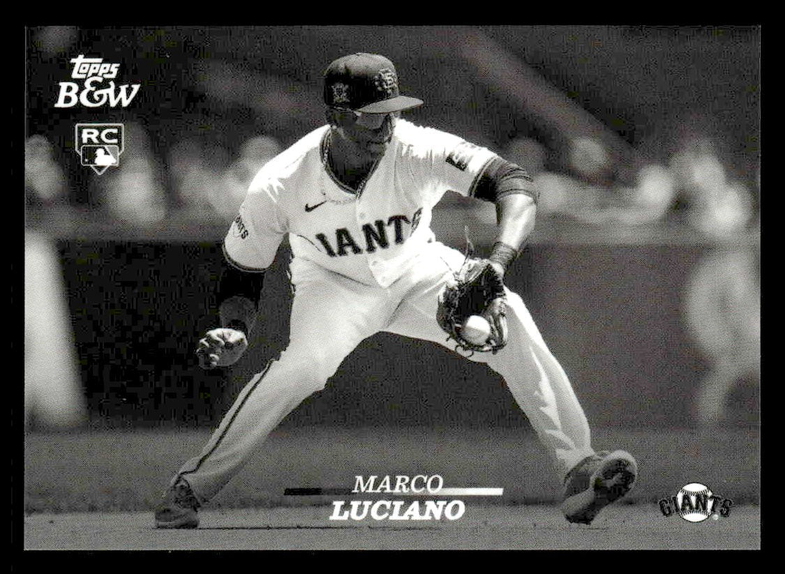 2024 Topps Black & White #47 Marco Luciano