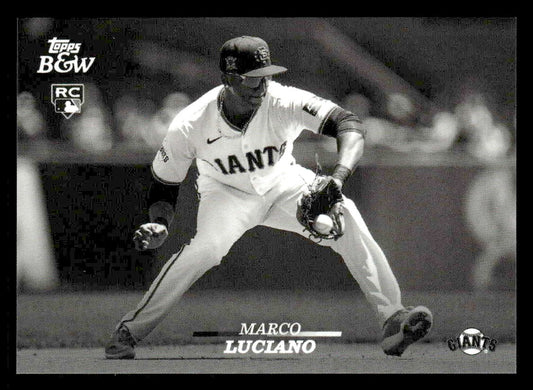 2024 Topps Black & White #47 Marco Luciano