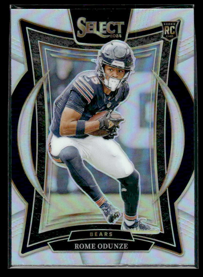 2024 Panini Select #3 Rome Odunze Silver Prizm