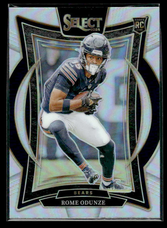 2024 Panini Select #3 Rome Odunze Silver Prizm