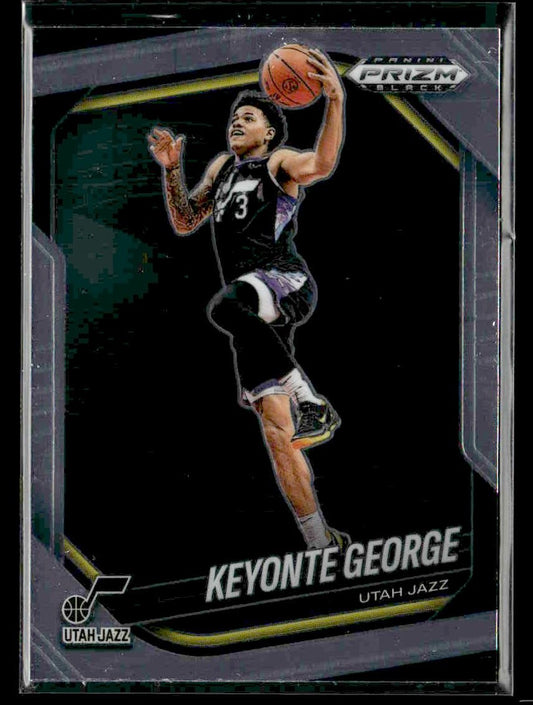 2024-25 Panini Prizm Black #12 Keyonte George