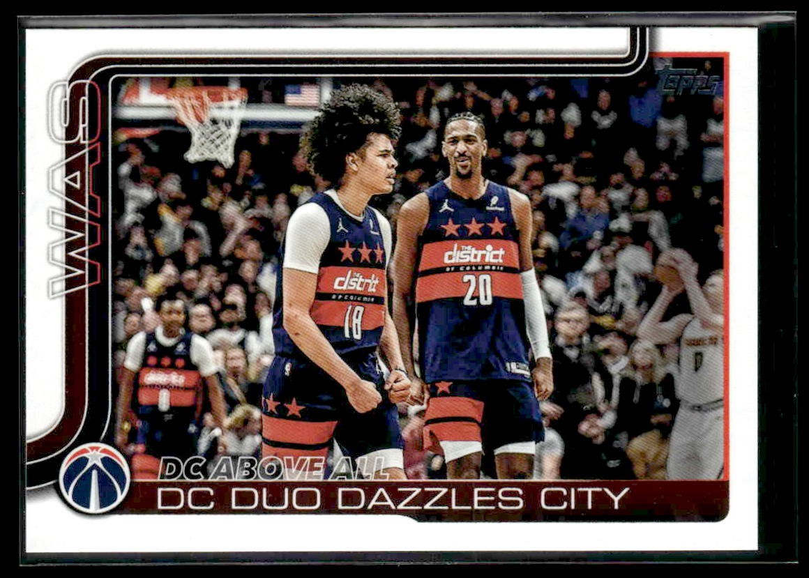 2025-26 Topps #285 DC Above All: DC Duo Dazzles City