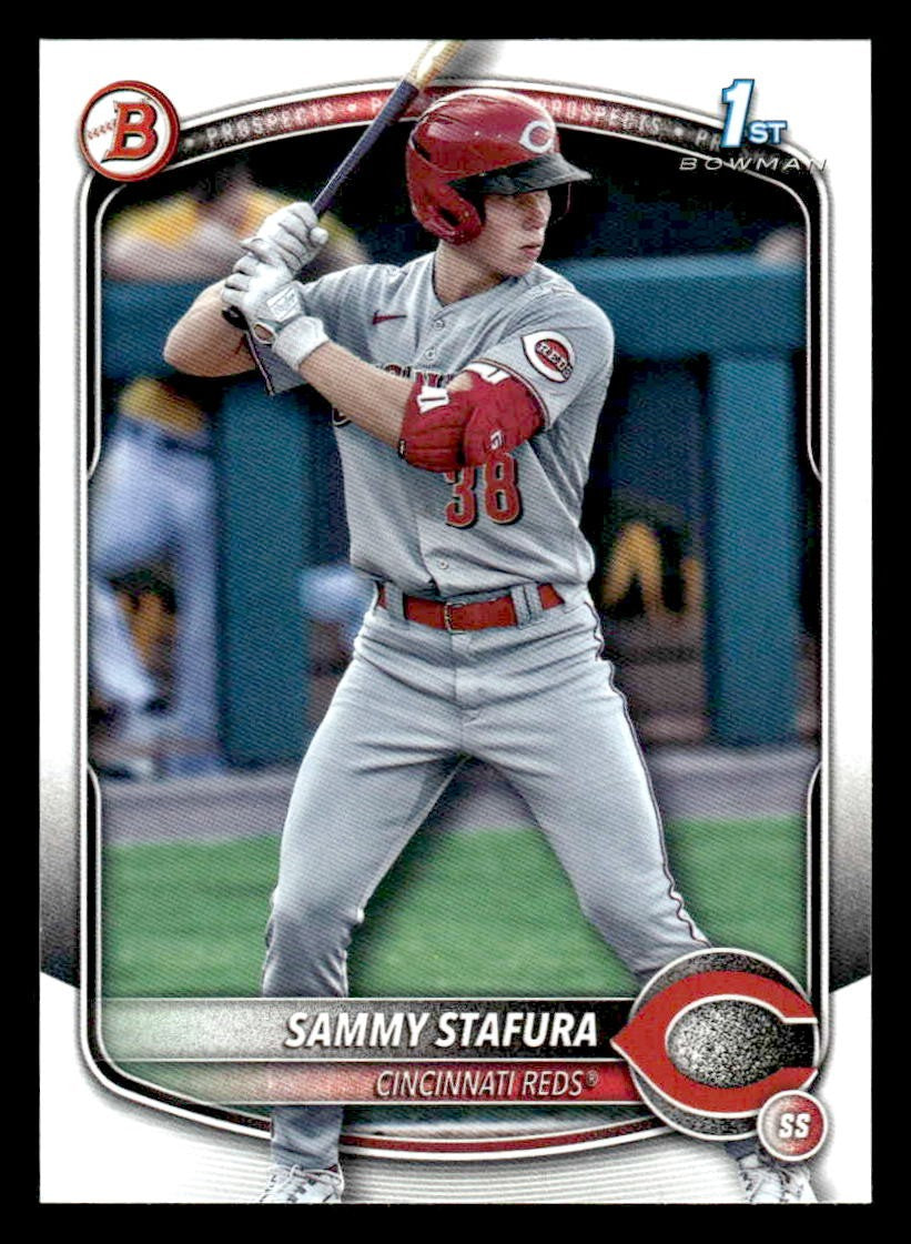 2025 Bowman #BP-100 Sammy Stafura Prospects