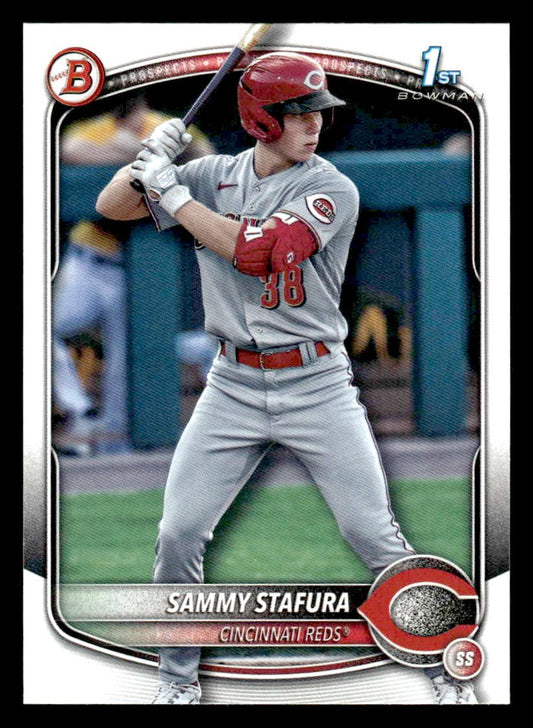 2025 Bowman #BP-100 Sammy Stafura Prospects