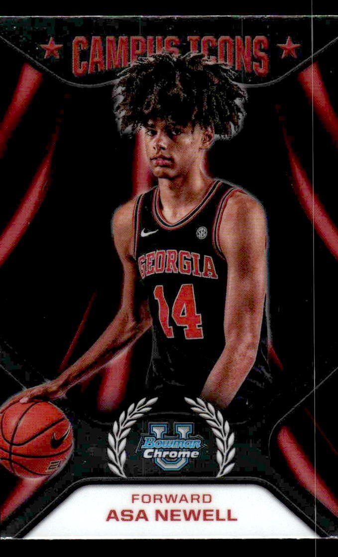 2024-25 Bowman University Chrome #CI-8 Asa Newell Campus Icons
