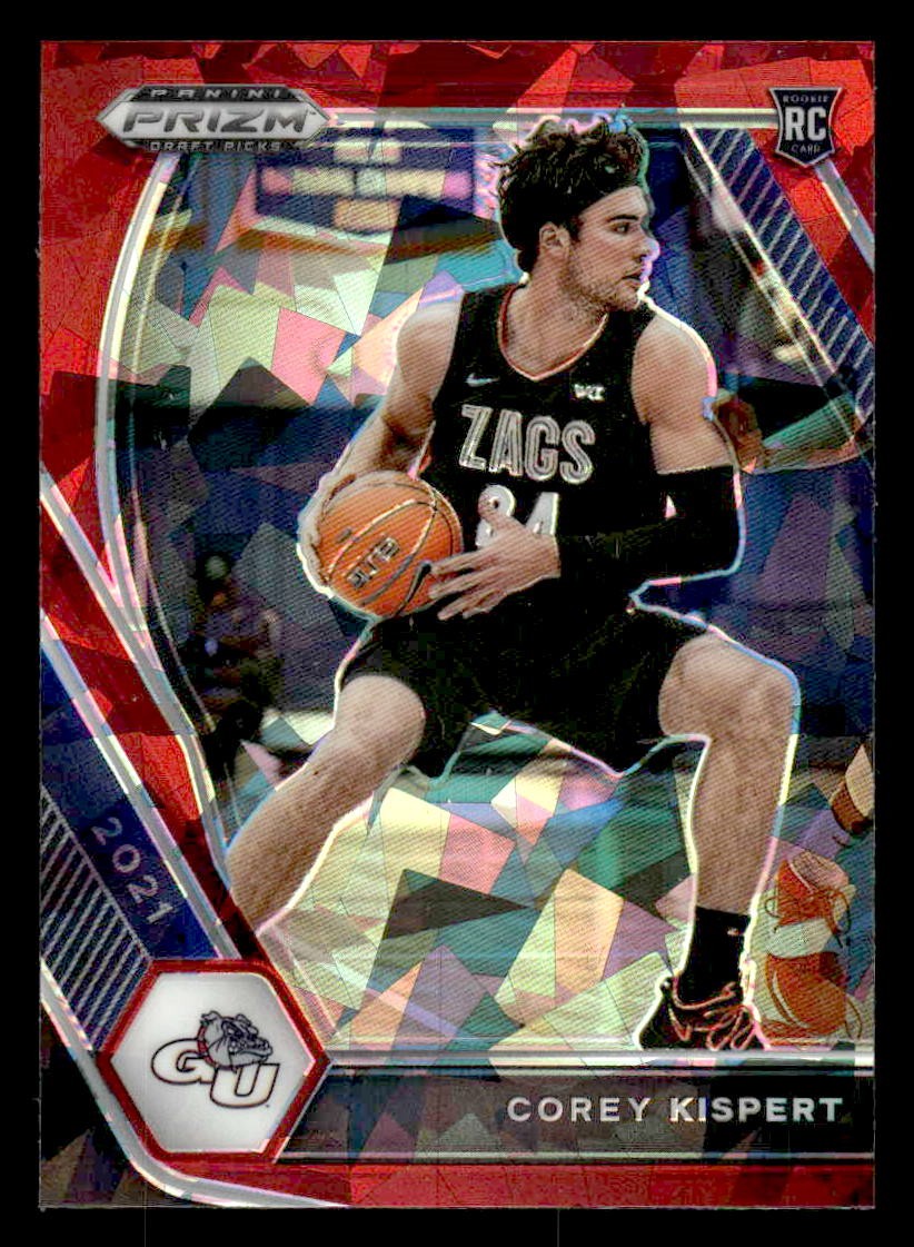 2021 Panini Prizm Draft Picks #8 Corey Kispert Red Ice