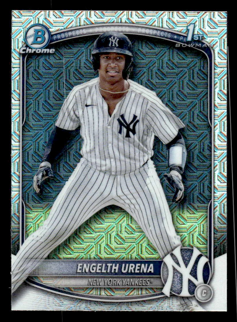 2025 Bowman #BCP-16 Engelth Urena Chrome Prospects Mega Refractor