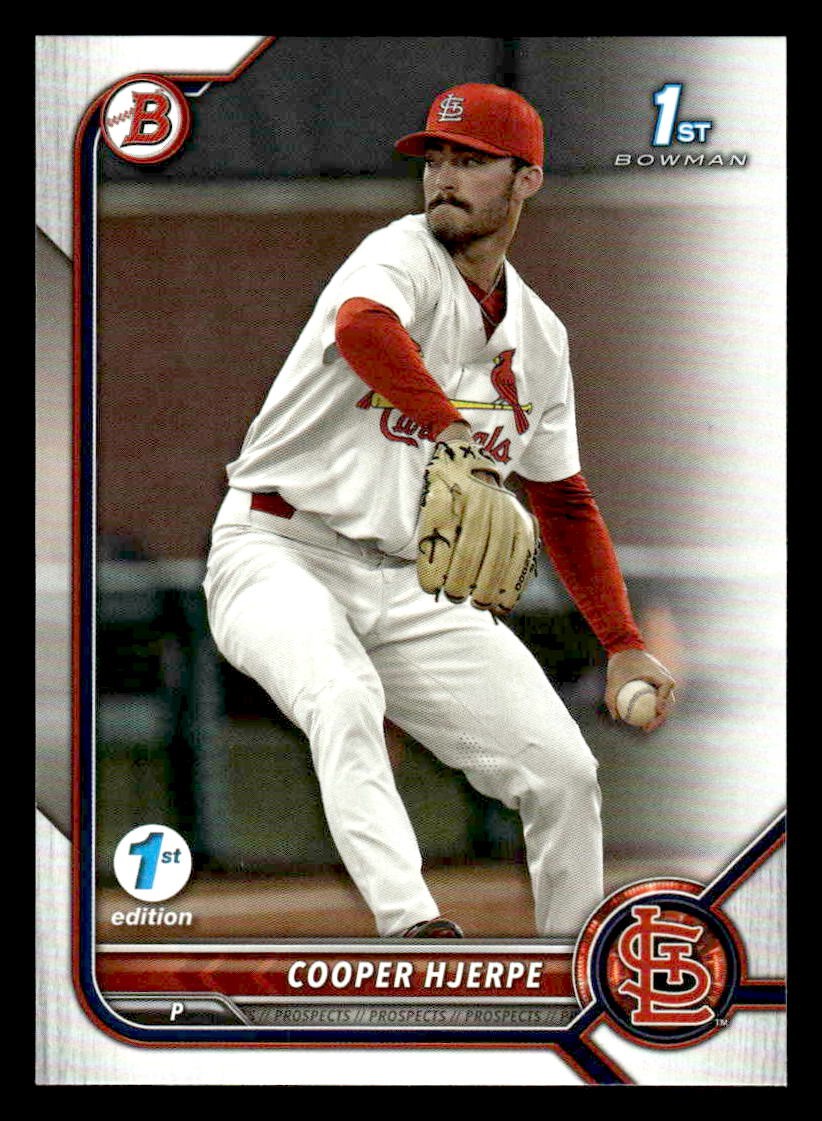 2022 Bowman Draft 1st Edition #BD-95 Cooper Hjerpe