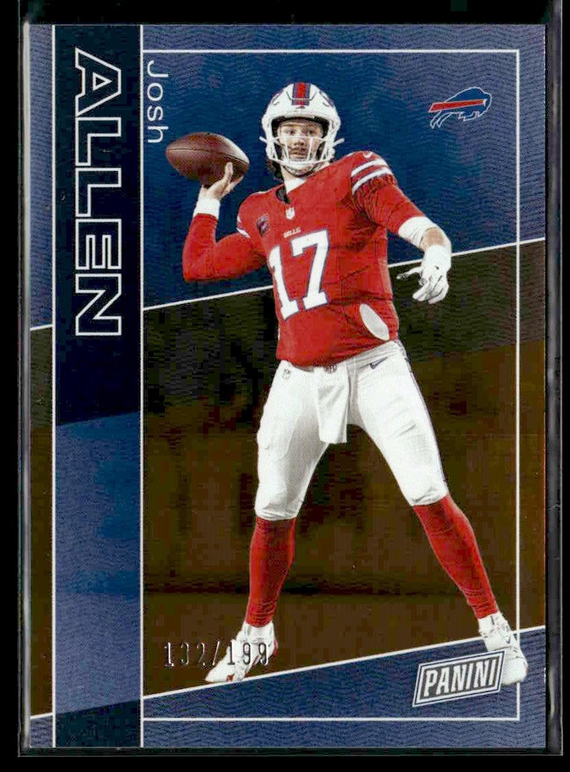 2025 Panini The National #24 Josh Allen Orange #132/199