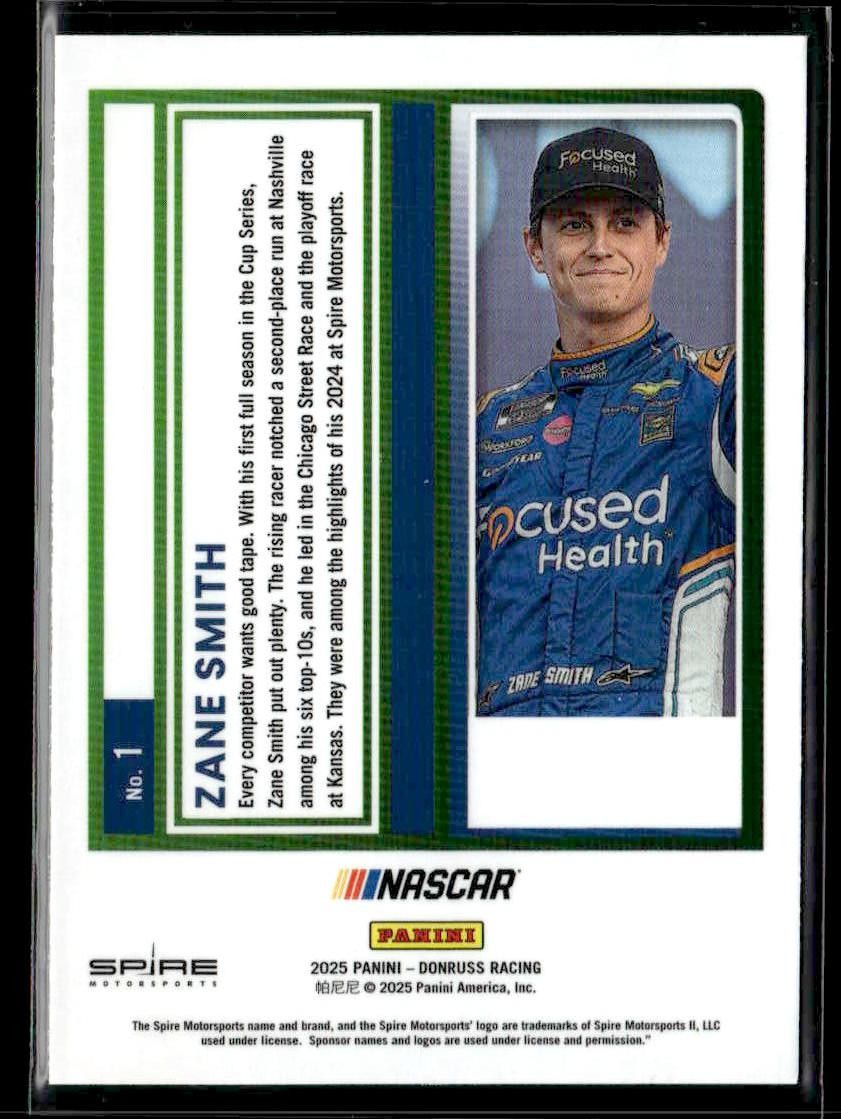 2025 Donruss #1 Zane Smith Optic