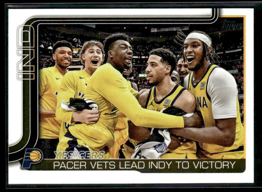 2025-26 Topps #280 Yes'Cers: Pacer Vets Lead Indy To Victory