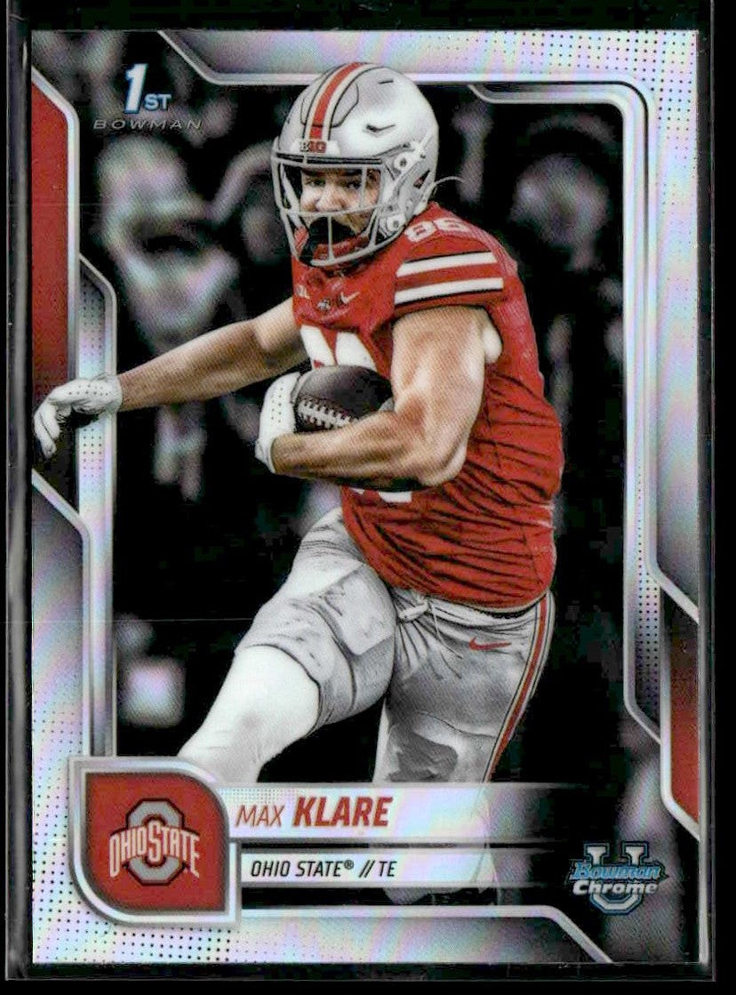 2025 Bowman University Chrome #59 Max Klare Refractor