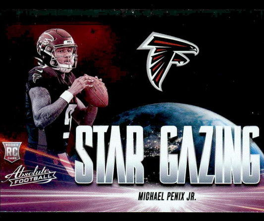 2024 Panini Absolute #SG-MPJ Michael Penix Jr. Star Gazing