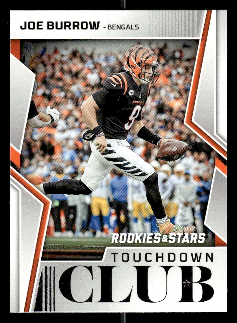 2022 Panini Rookies & Stars #TD-5 Joe Burrow Touchdown Club