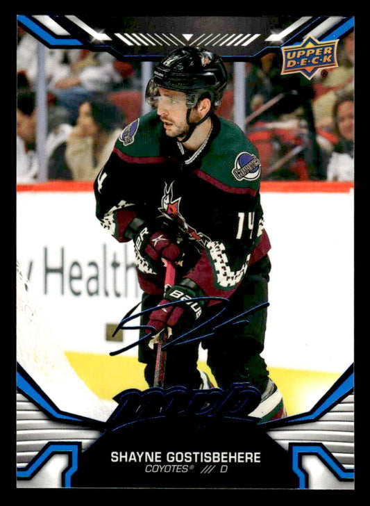2022-23 Upper Deck MVP #181 Shayne Gostisbehere Blue Script
