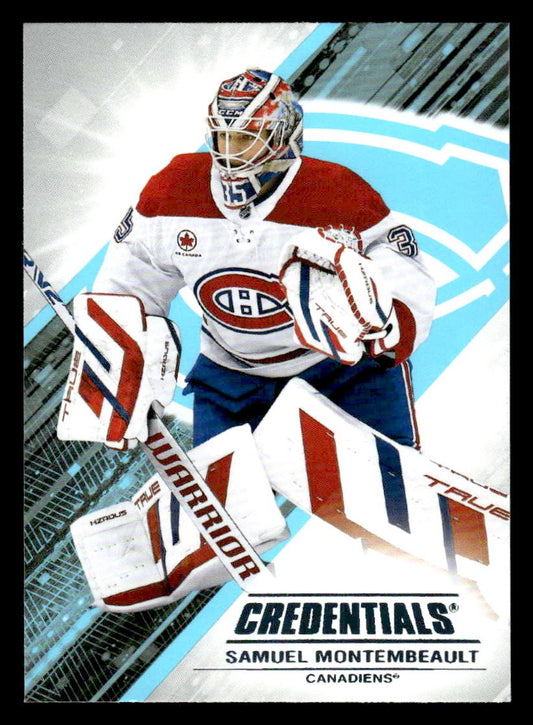 2024-25 Upper Deck Credentials #85 Samuel Montembeault