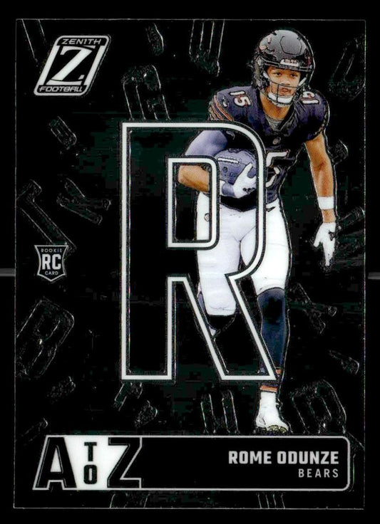 2024 Panini Zenith #18 Rome Odunze A to Z