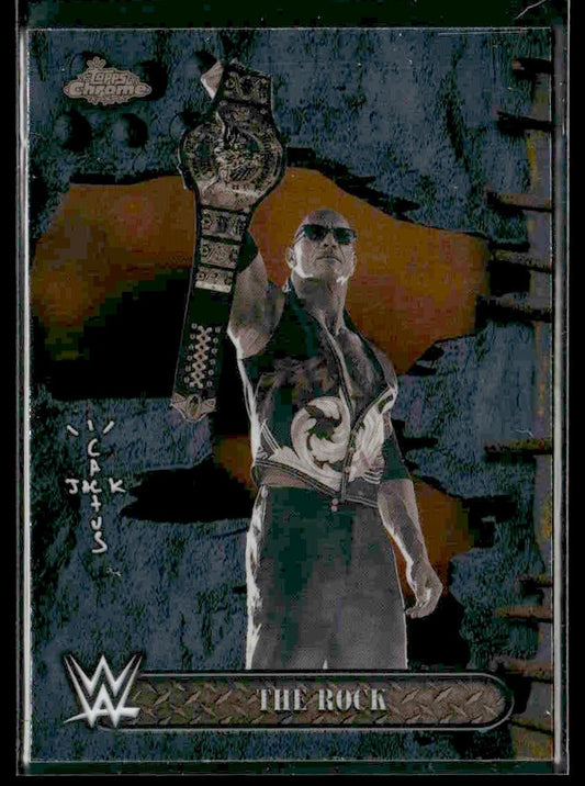 2025 Topps Chrome WWE x Cactus Jack #75 The Rock