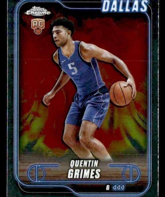 2024-25 Topps Chrome #163 Quentin Grimes