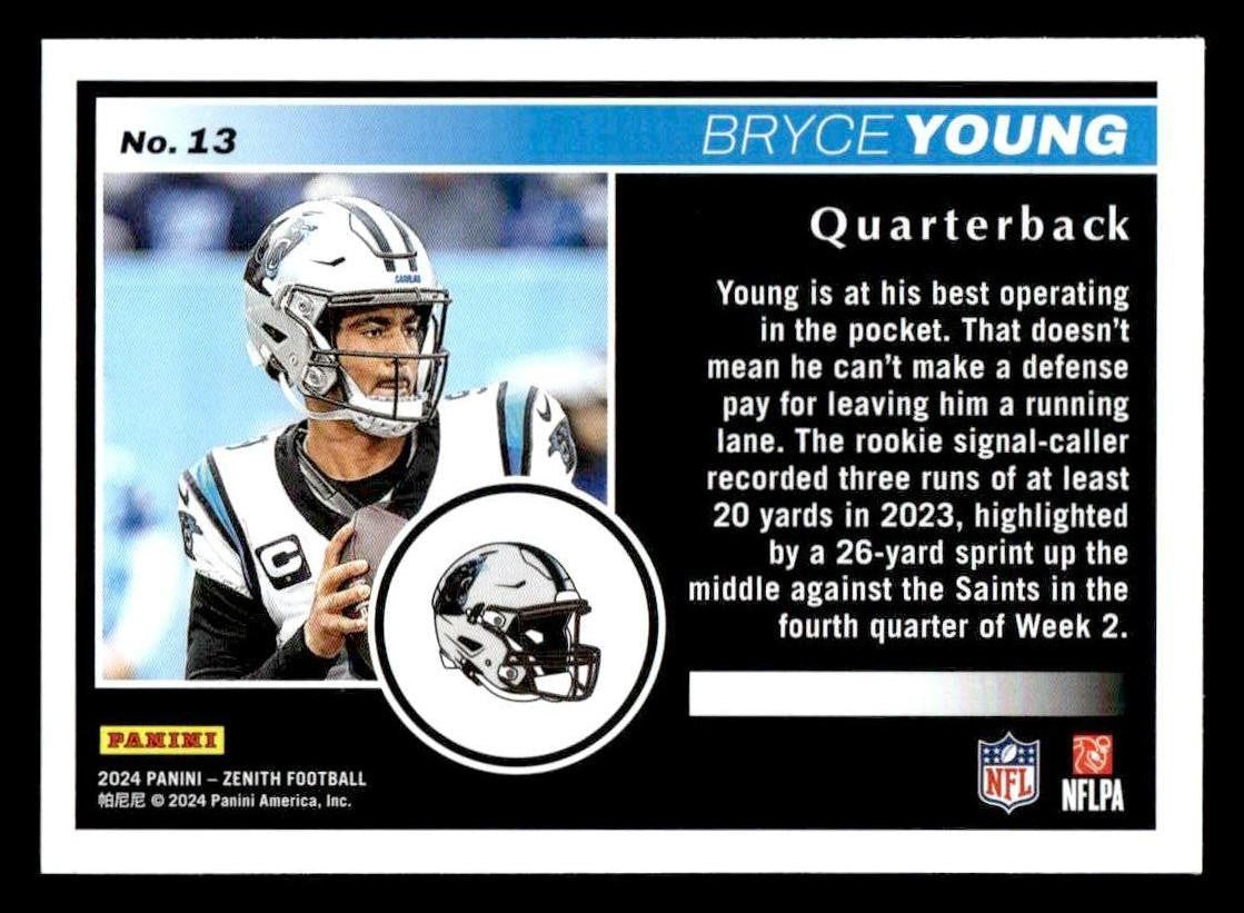 2024 Panini Zenith #13 Bryce Young Retail