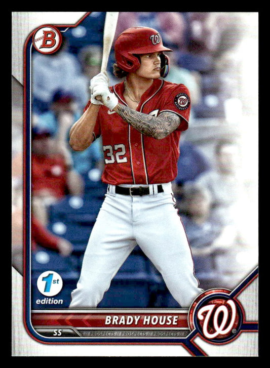 2022 Bowman Draft 1st Edition #BD-144 Brady House